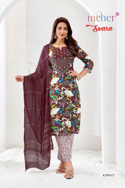 Meher swara 3pcs wholesale ladies kurti online